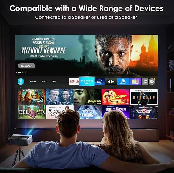 [Electric Focus] Projector with Wifi and Bluetooth, 22000L - photo 5