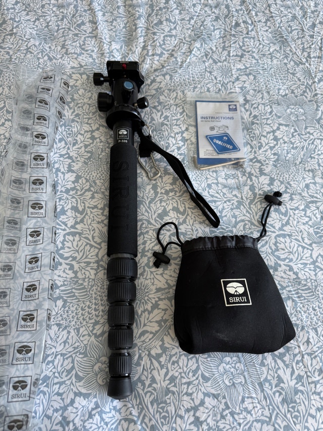 Sirui Monopod and Ballhead - NEW