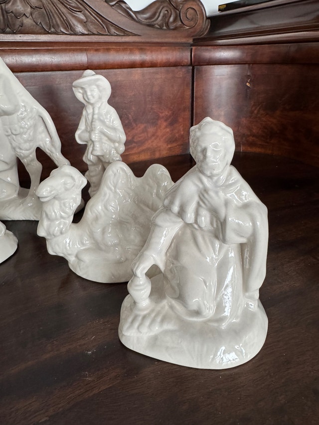 18 pc Ceramic Christmas Nativity Set - photo 3