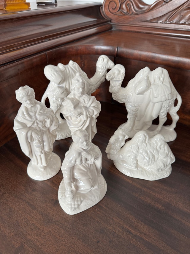 18 pc Ceramic Christmas Nativity Set - photo 4