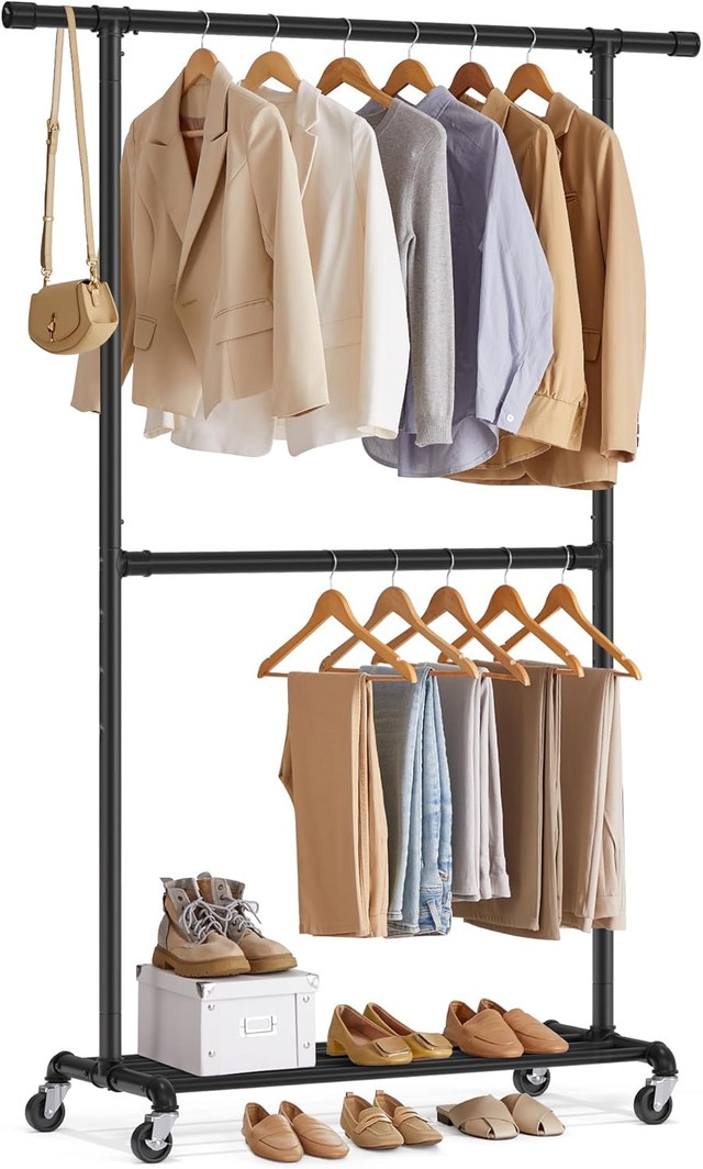Large Garment Rack 50” w x  78" h, heavy weight 160lb capacity - photo 2