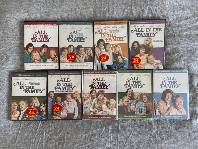 All in the Family, complete series on DVD. NEW.