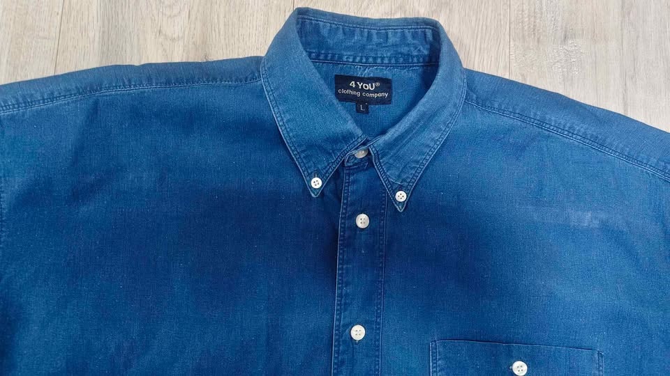 Blue Denim Shirt - Large - photo 2