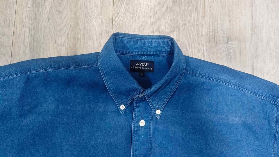 Blue Denim Shirt - Large - photo 3