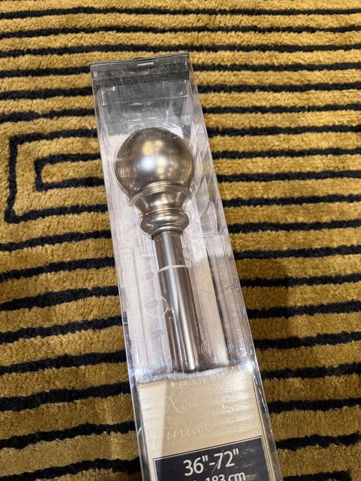 Curtain Rod Set - Satin Nickel (SN) finish - NEW - photo 2