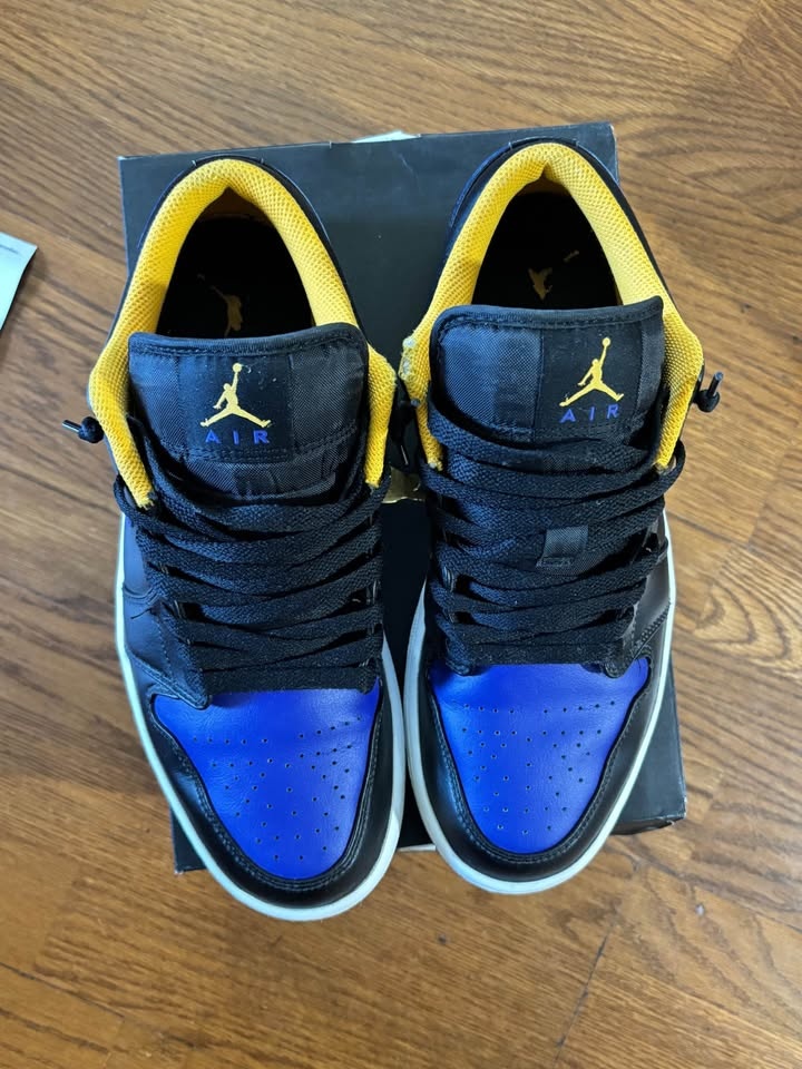 Jordan 1 Low - Lakers Colorway Size 10M - photo 3