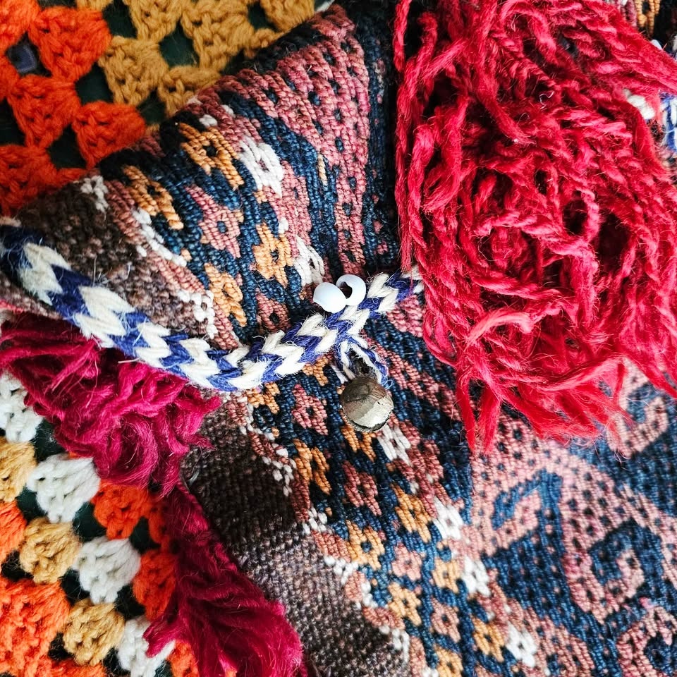 70s Andean Crossbody Woven Tapestry Bag - photo 3