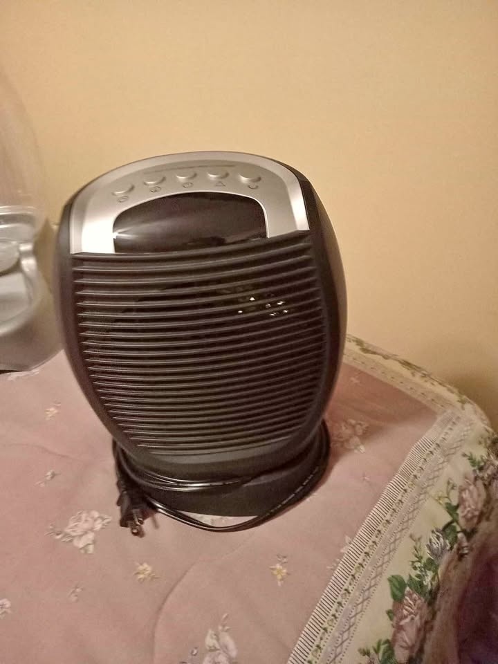 Black and Silver Electric ceramic  Heater
