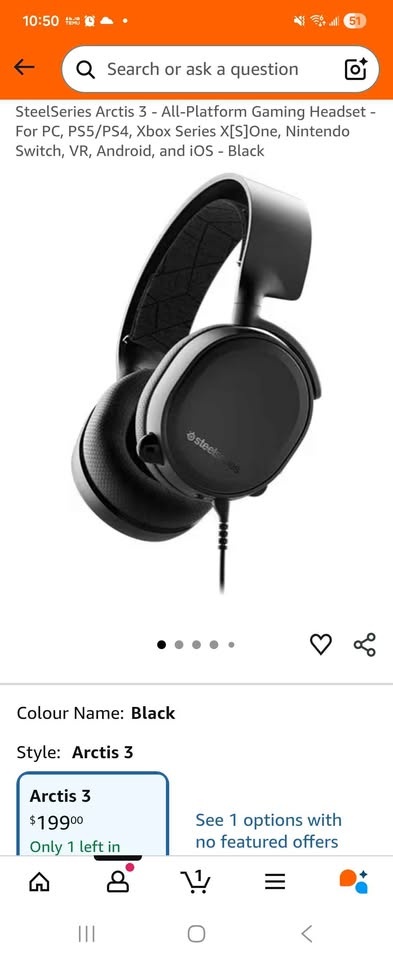 Steelseries Arctis 3 Gaming Headset (PC, PS5, XBOX, Android/iPho - photo 4