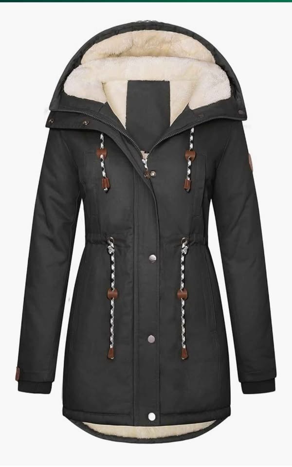 Winter women fleece lined jacket - photo 4