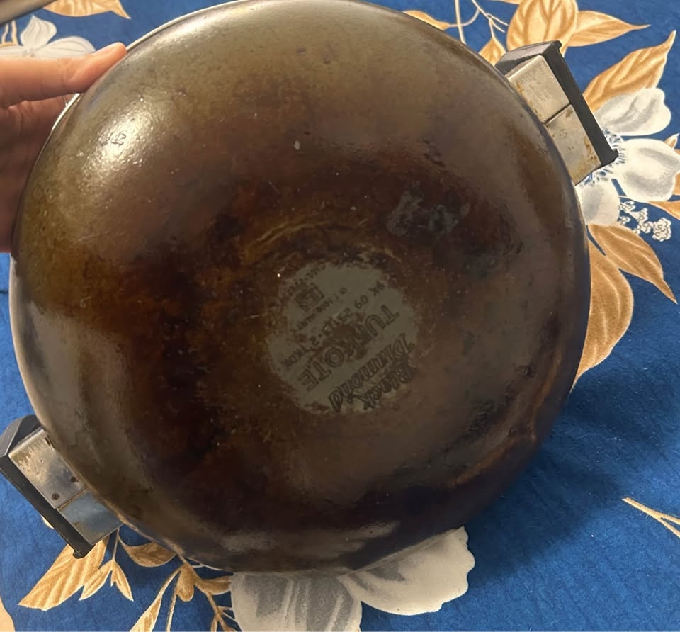 Revere Ware copper bottom skillet/frying pan with a lid - photo 3