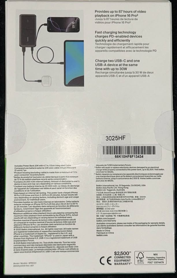 Bellingham Power bank/with integrated cables Please read descrip - photo 4