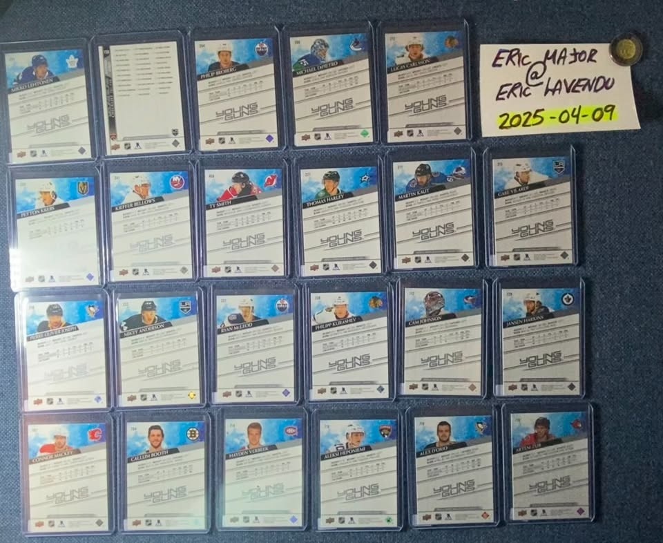 50$ 23 X 2020-2021 Young Guns Raw Cards - photo 3