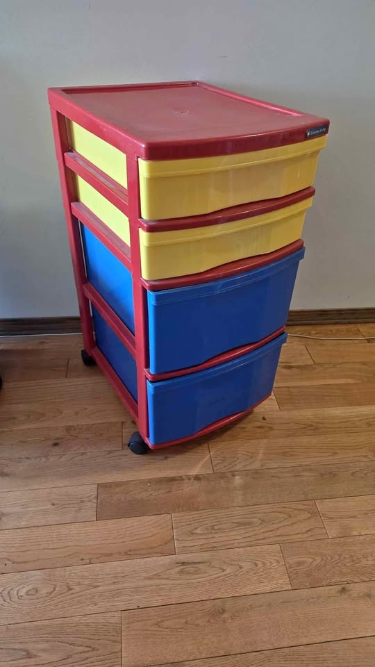 4 drawer rolling organizer