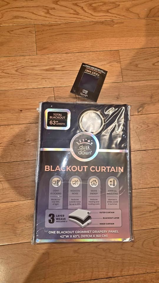 Brand new black out panel drape