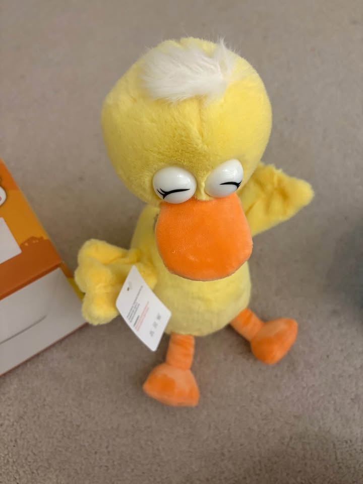 Interactive plush duck toy - photo 2