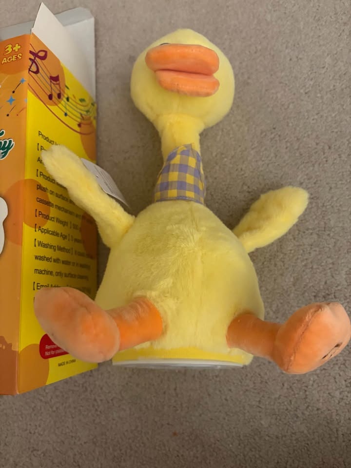 Interactive plush duck toy - photo 3