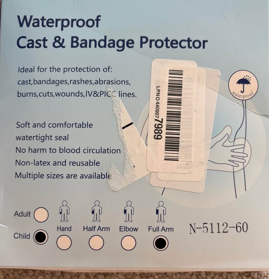 Kid Cast and bandage protector (full arm)