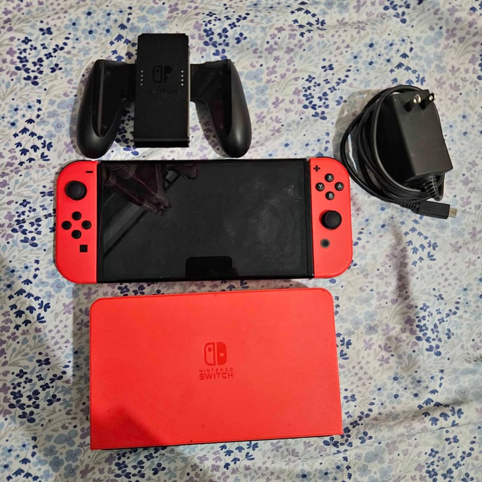 NEW Nintendo Switch OLED Mario Red Edition