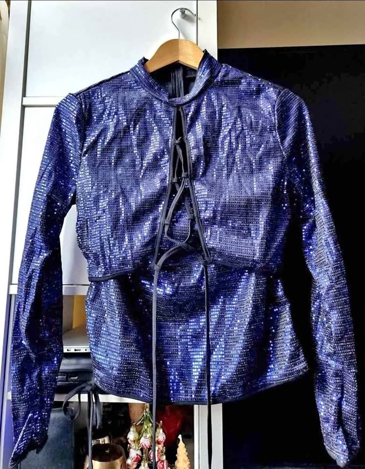 Criss Cross Sequin Crop Top & Mini Skirt Set * NEW