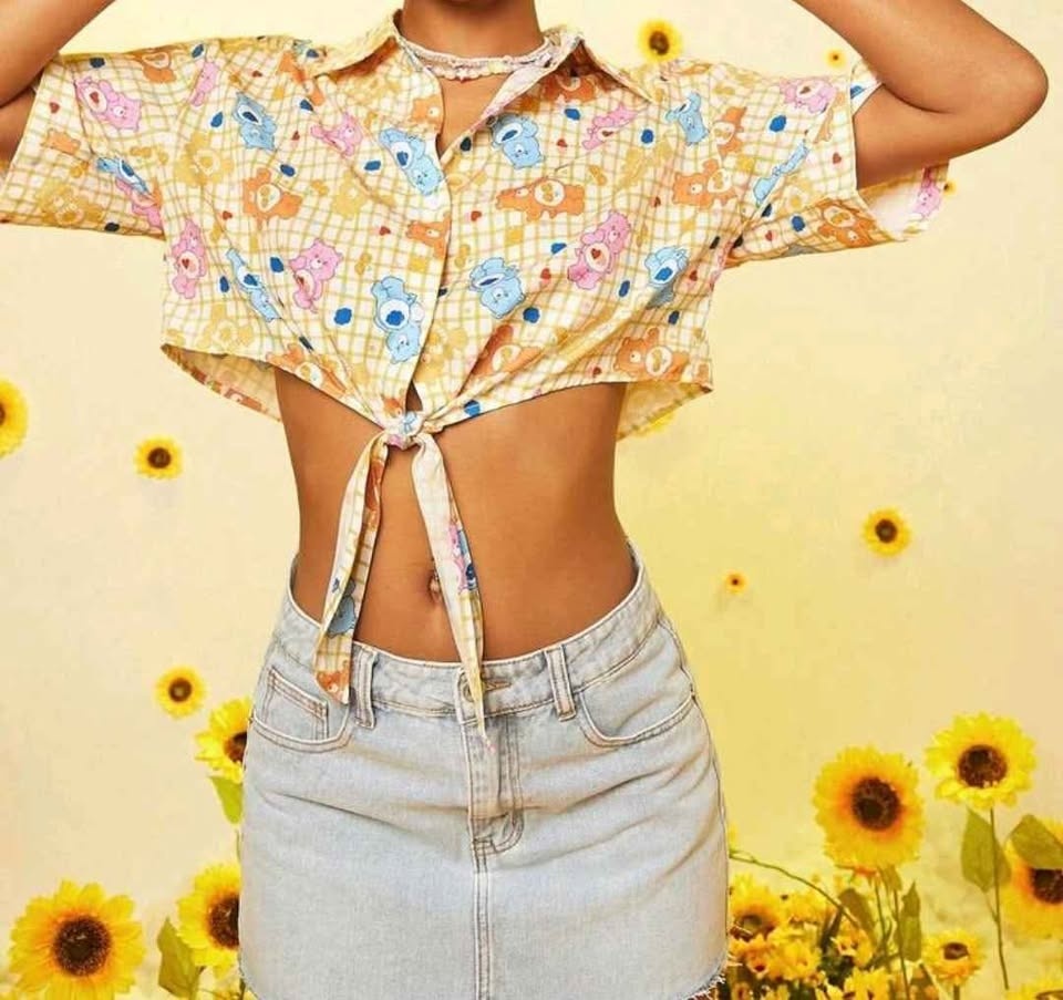 Cute Care Bears Crop Top Shirt * Nostalgia * Summer * NEW - photo 5