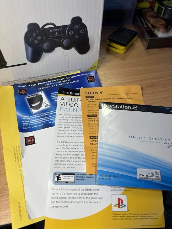 Sony PlayStation 2 PS2 Slim BOX and inserts with Console No cabl - photo 2