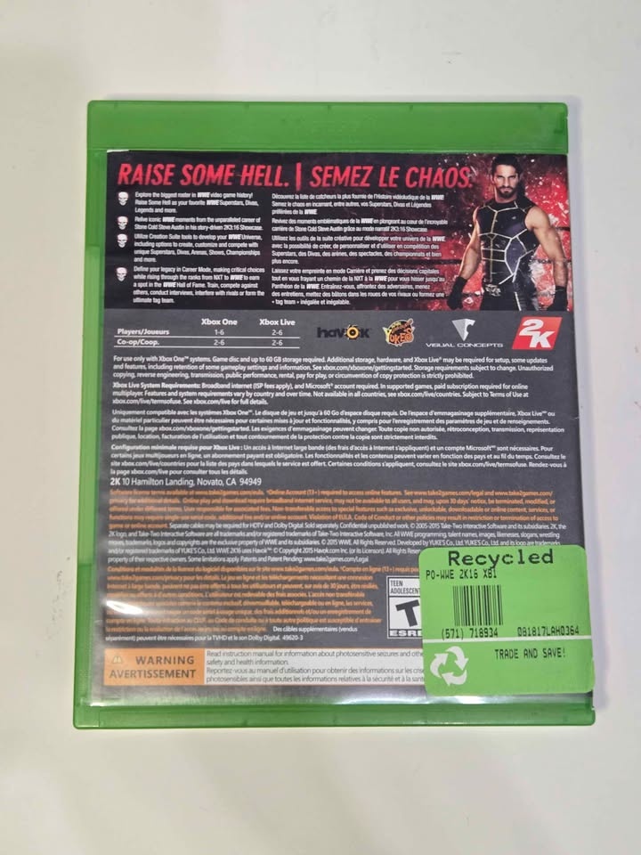 Wwe 2k16 Xbox One - photo 2