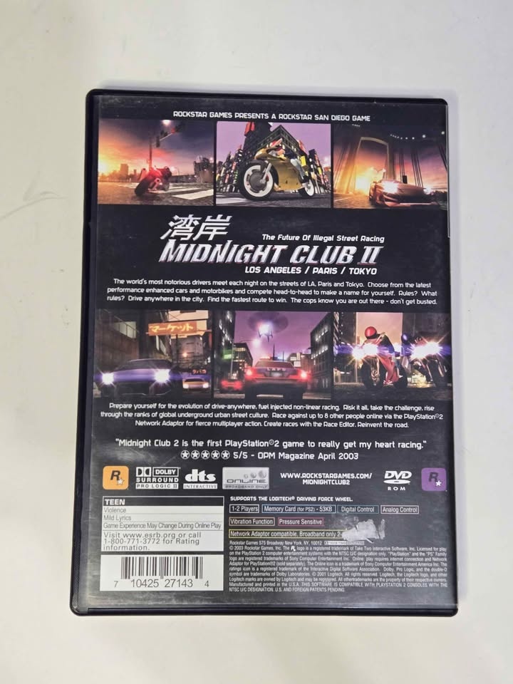 Midnight Club 2 Playstation 2 - photo 2
