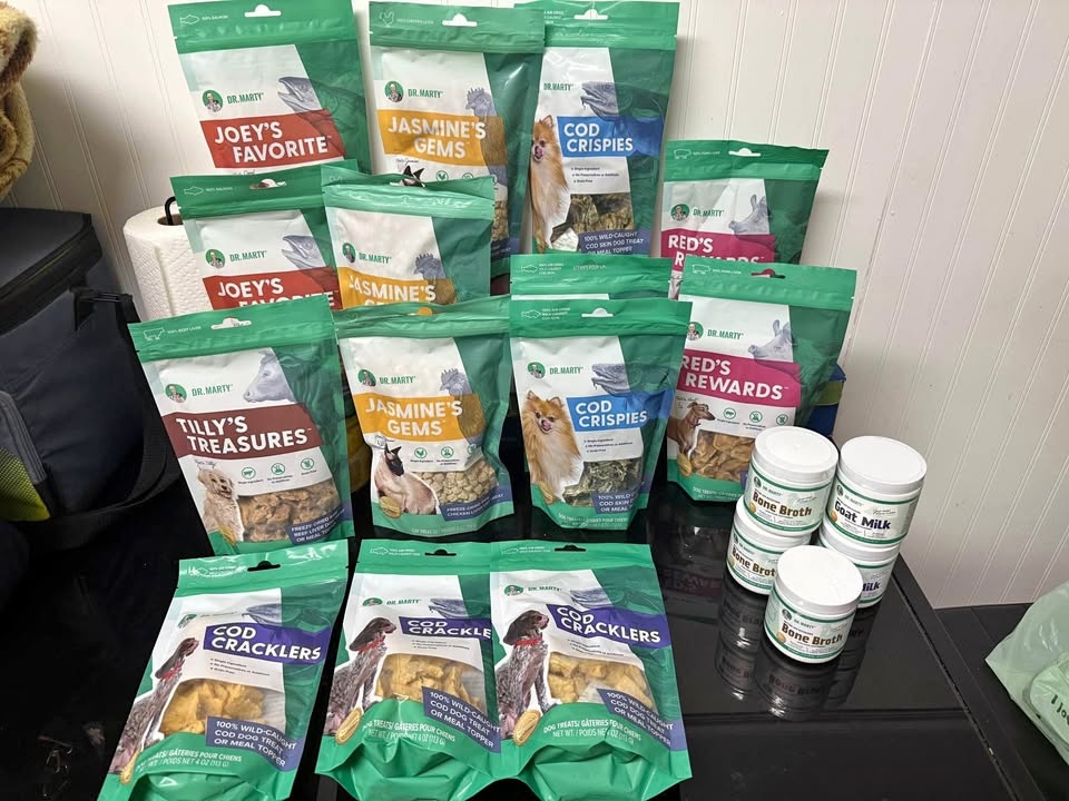 A bunch of high quality pet treats
