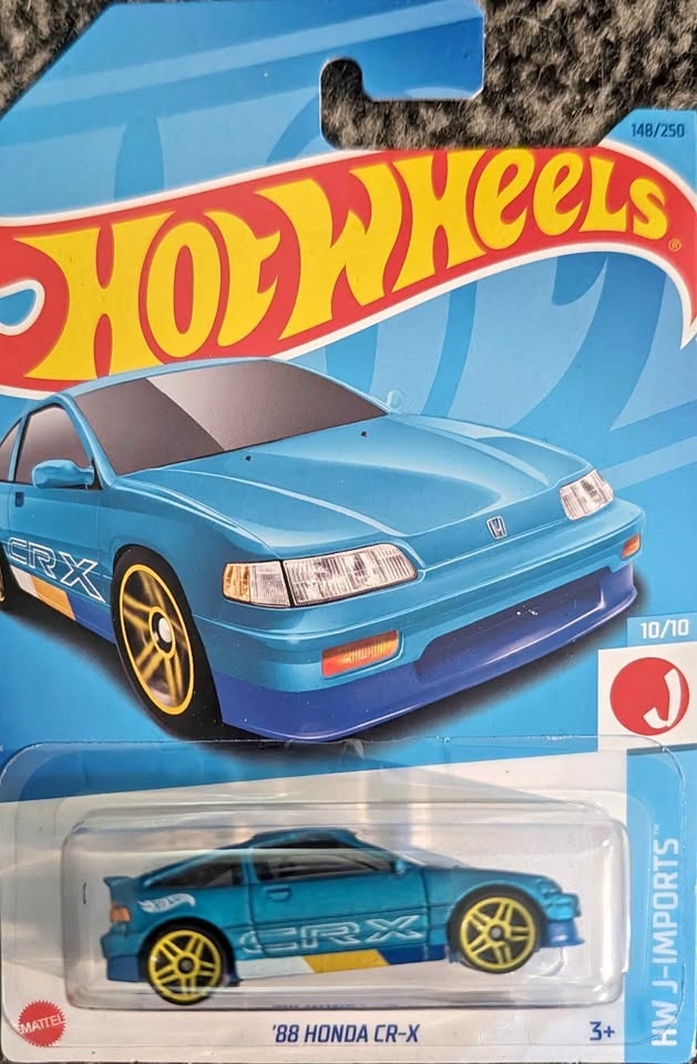 Hot Wheels '23: 1988 Honda CR-X (Blue)