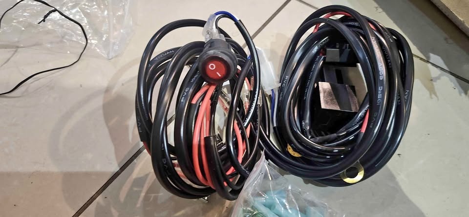 LED Light Bar Wire Harness Kit 12V 18AWG On Off Switch Power