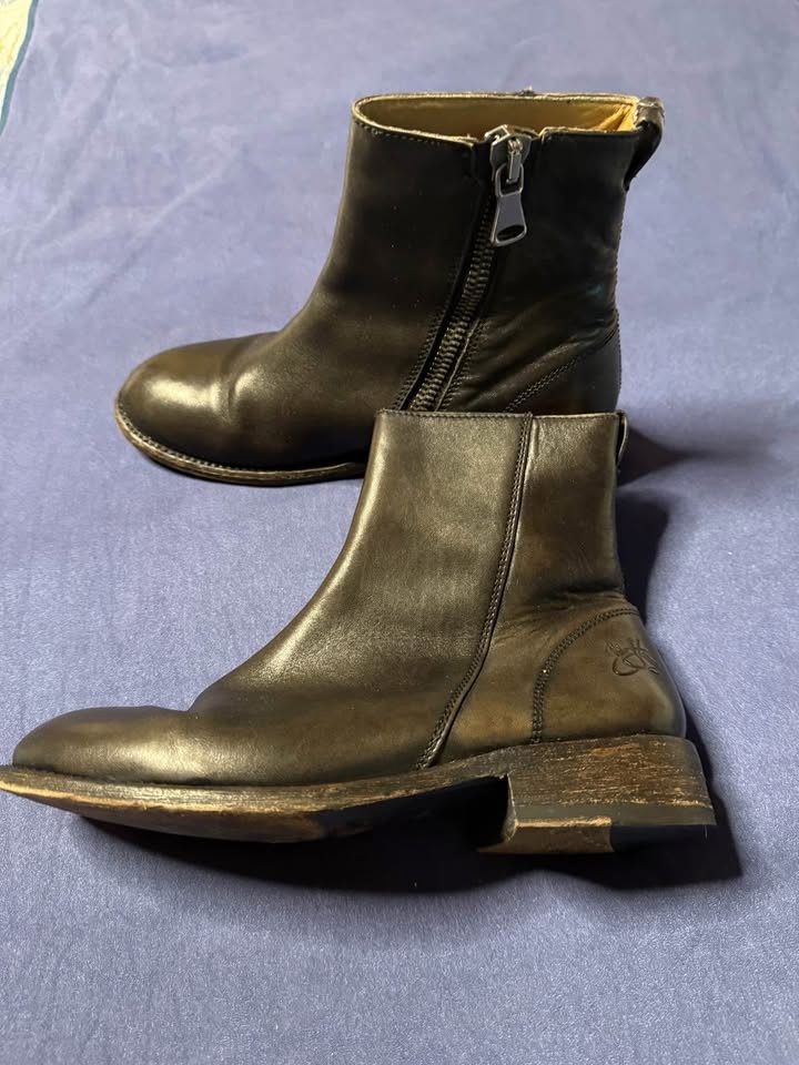 Fluevog Anton Black Leather Boot size 8 - photo 3
