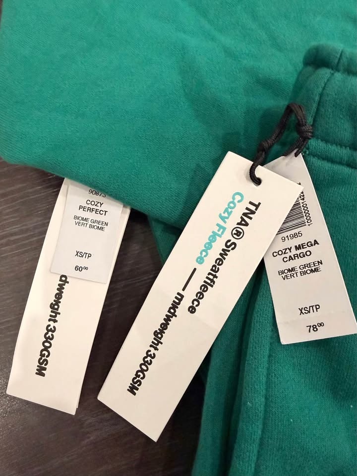 Aritzia Sweatfleece Set Size XS NWT - photo 3