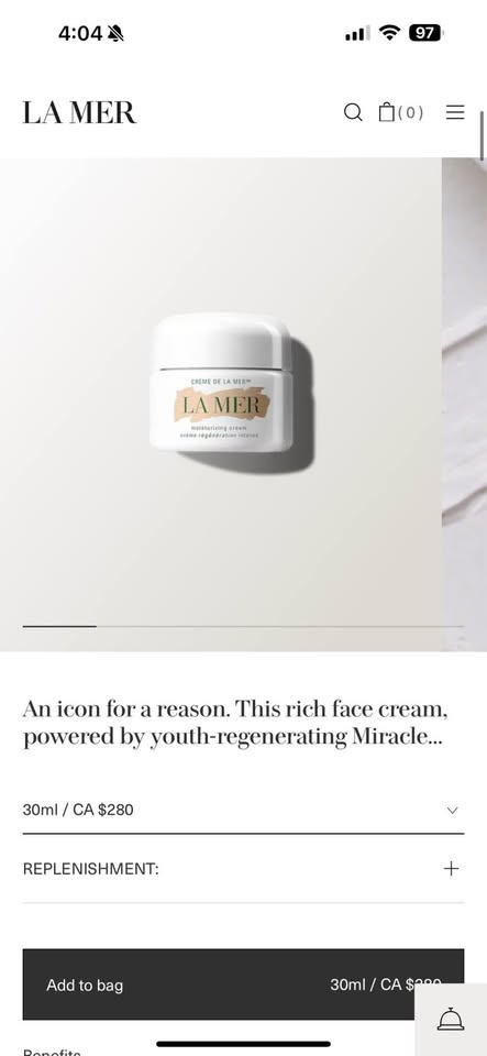 Lamer moisturizing cream 30ml - photo 2
