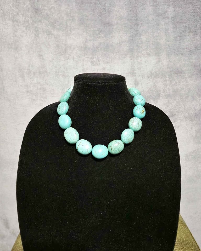 Large and beautiful Turqoise Necklace : )  $100