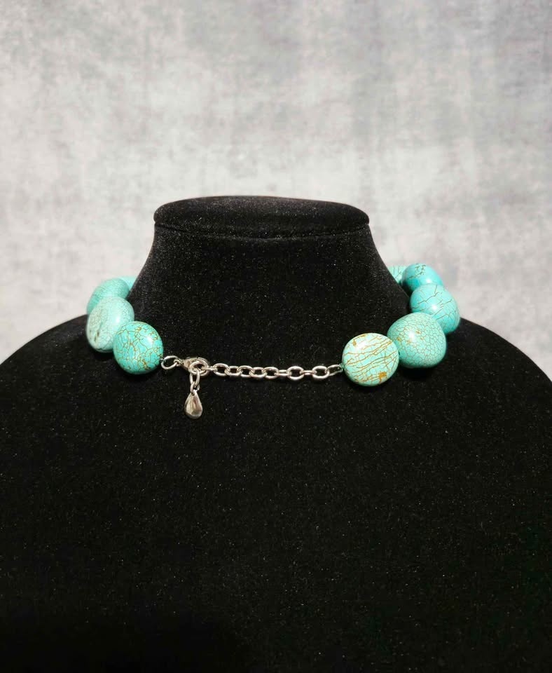 Large and beautiful Turqoise Necklace : )  $100 - photo 4