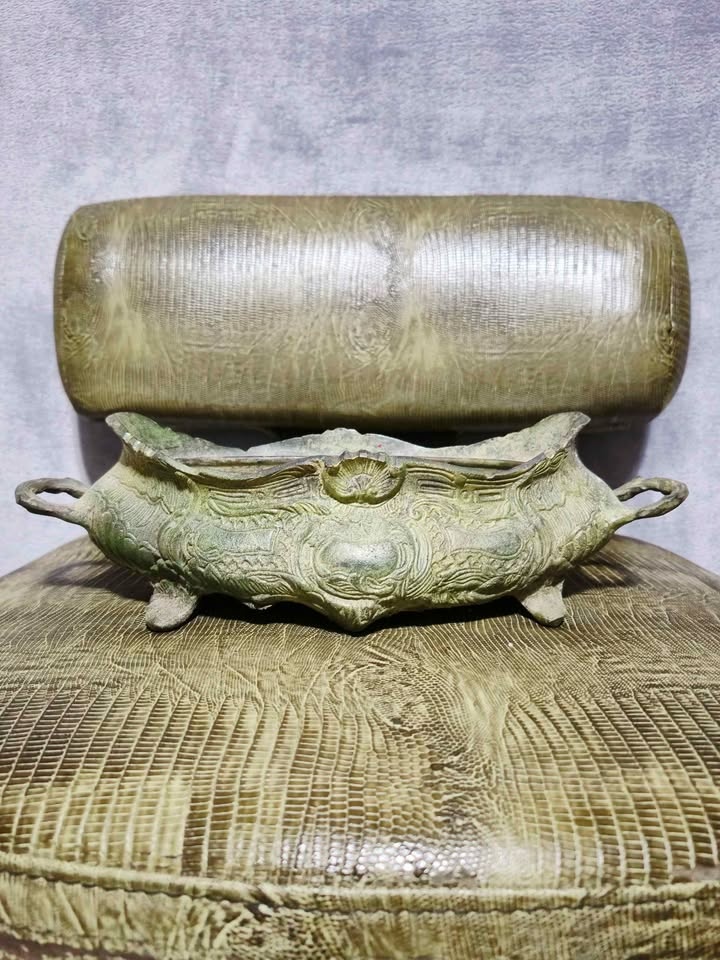 Rare Antique Bronze Rococo Jardiniere Ornate Louis The 14th Plan - photo 5