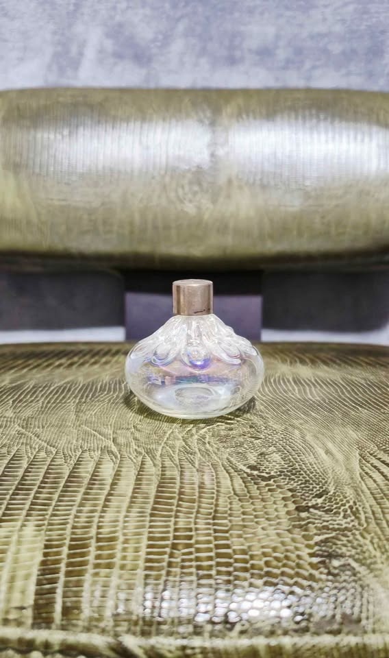 Rare Sterling Top Iridescent Glass Perfume Bottle $300 - photo 2