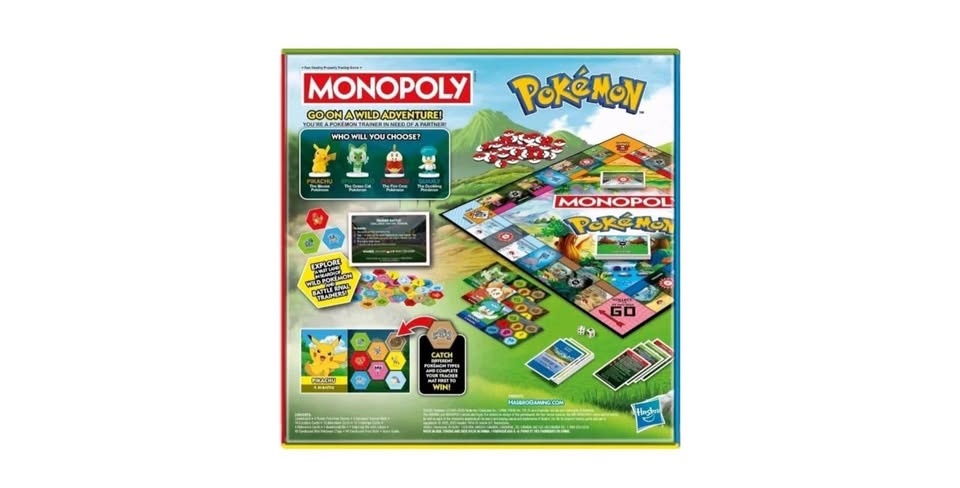 Monopoly Pokémon Edition Board Game - photo 2