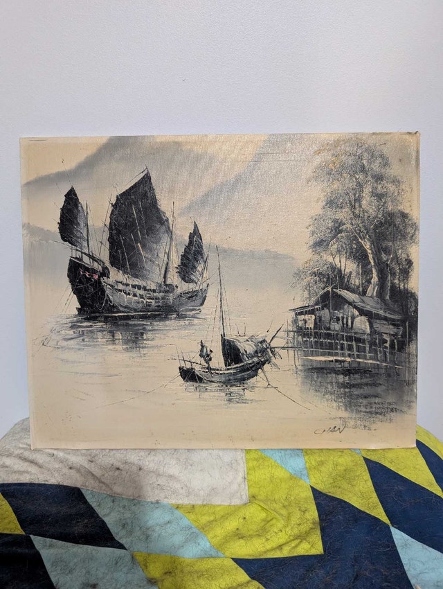 Vintage Chan Painting