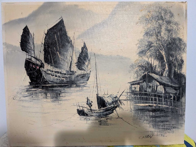 Vintage Chan Painting - photo 4
