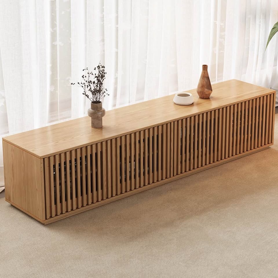 Wood media cabinet / tv stand / sideboard - Brand new in box - photo 5
