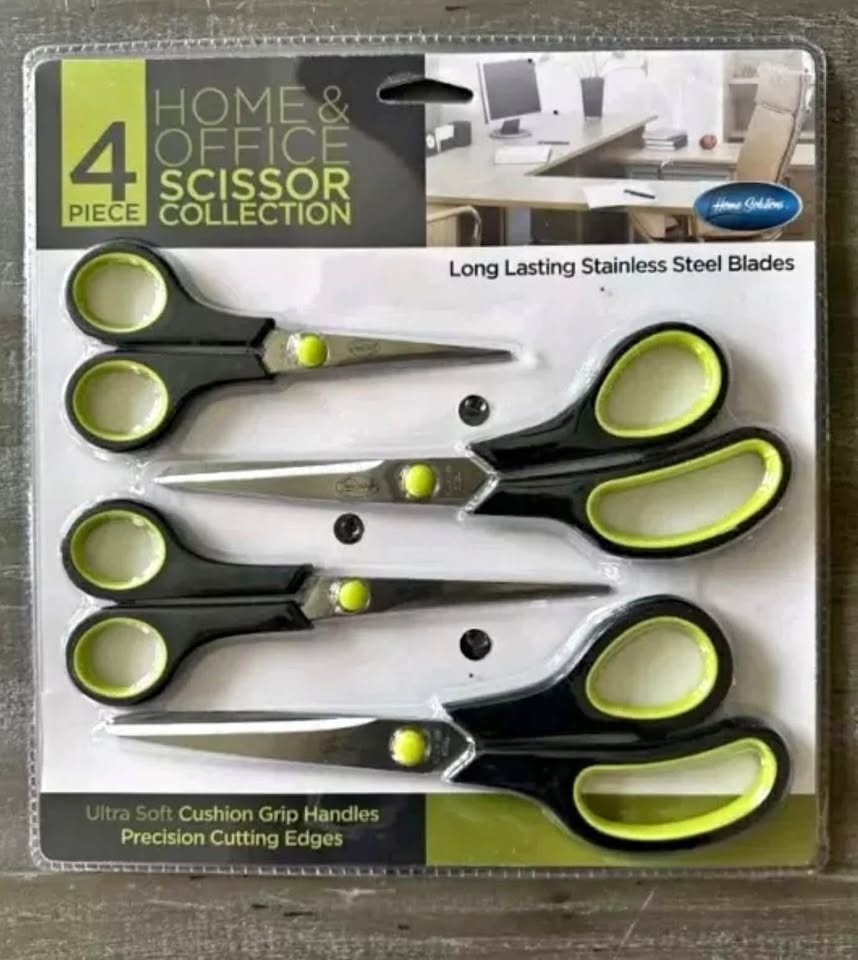 Home Solution 4 Piece Home & Office scissor collection 4 Differe