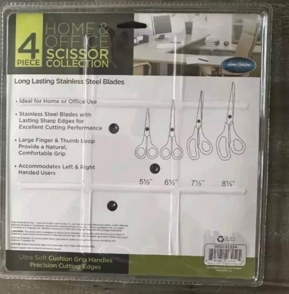 Home Solution 4 Piece Home & Office scissor collection 4 Differe - photo 2