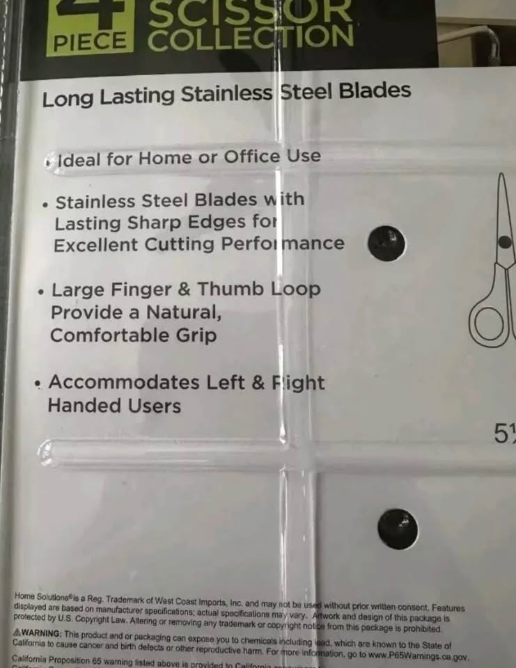 Home Solution 4 Piece Home & Office scissor collection 4 Differe - photo 4