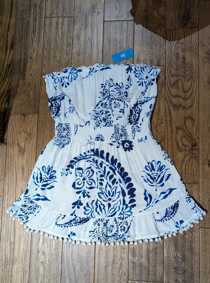 New CUPSHE Artist Paisley Cover-Up Mini Dress (XL) - photo 3