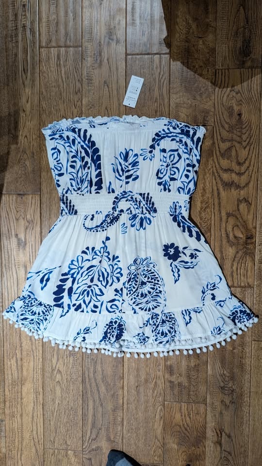 New CUPSHE Artist Paisley Cover-Up Mini Dress (XL) - photo 4