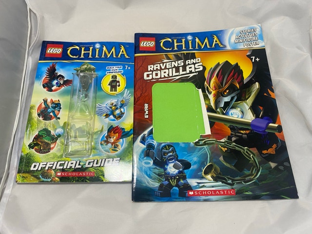 Lot Of 5 Lego Chima Books + Ninjago Book + Scooby Doo Poster - photo 2