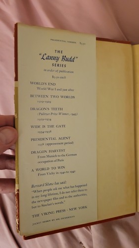 Presidential Mission Upton Sinclair 1st Edition 1947 DJ - photo 5