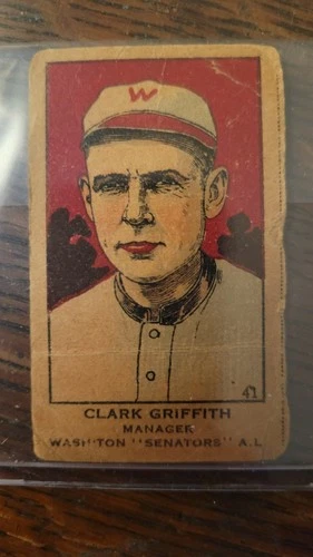 1919-21 W514 Strip Card #41 Clark Griffith HOF Manager